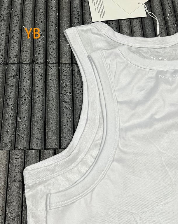 Acne Studios "I Feel You" Tank Top White - 11
