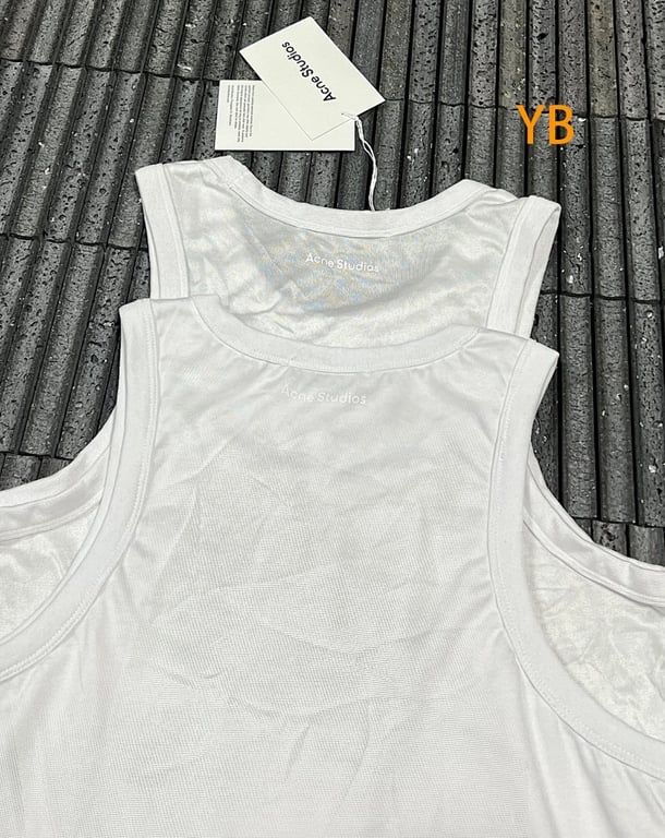 Acne Studios "I Feel You" Tank Top White - 7