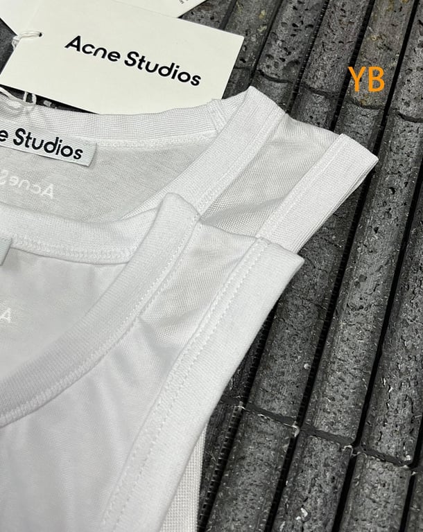 Acne Studios "I Feel You" Tank Top White - 10