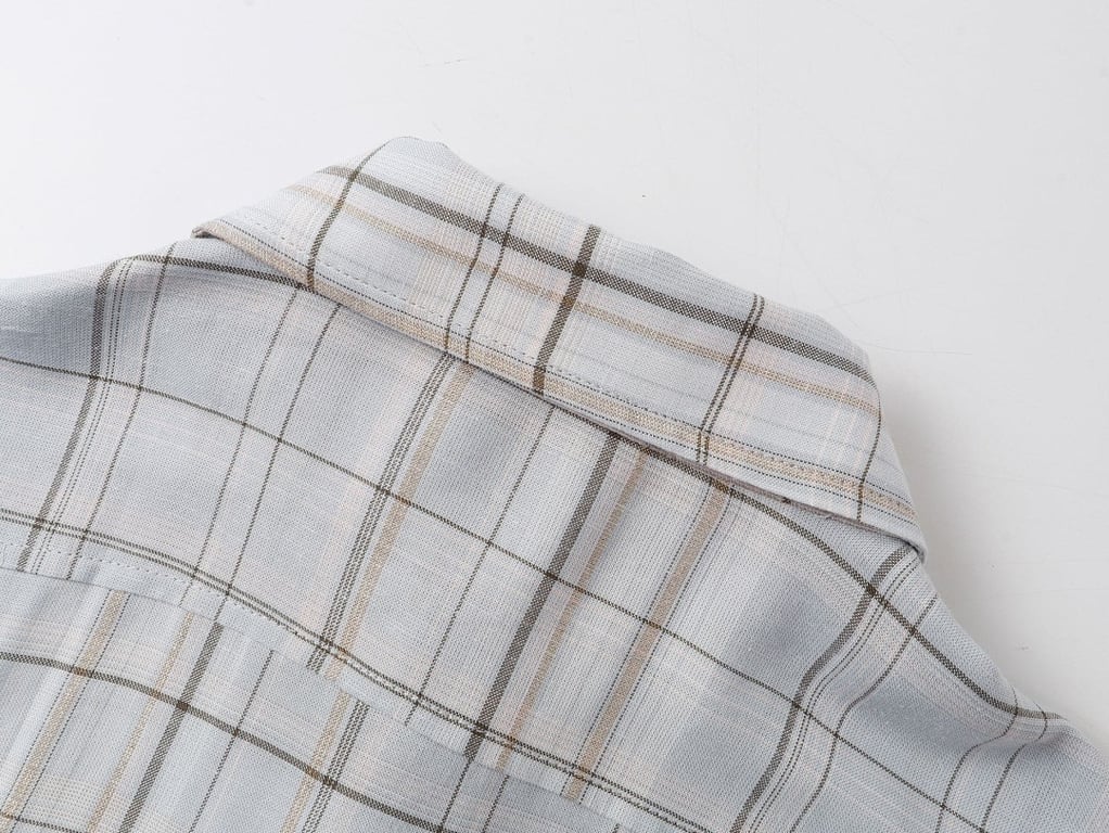 Acne Studios Plaid Bow Shirt 3086-41L - 8