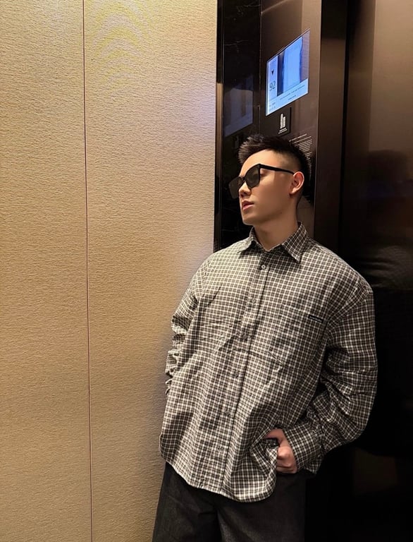 Acne Studios 3087-41L Checkered Shirt - 4