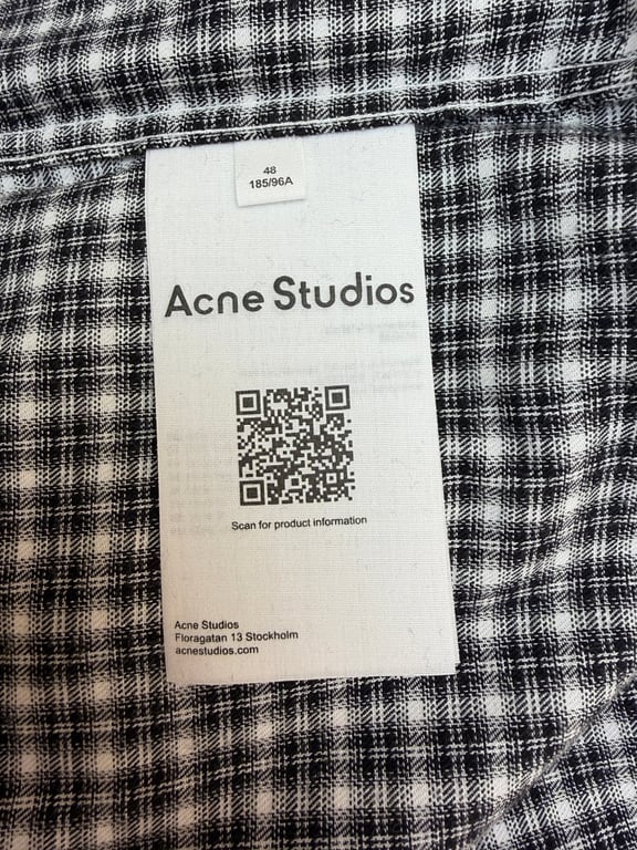 Acne Studios 3087-41L Checkered Shirt - 6