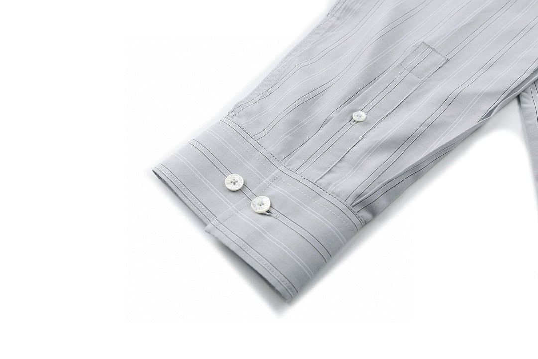 Acne Studios Striped Long Sleeve Shirt Grey 526060-51L - 8