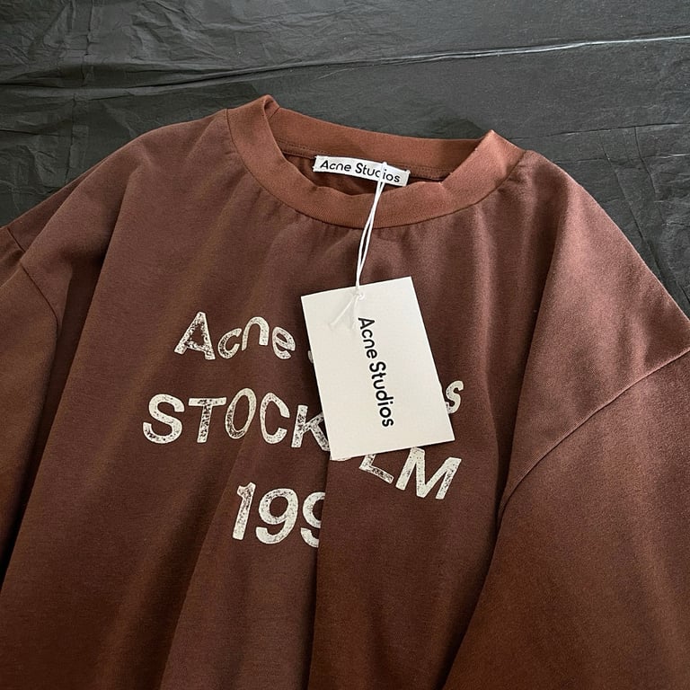 Acne Studios Stockholm 1996 Graphic T-Shirt Brown - 11