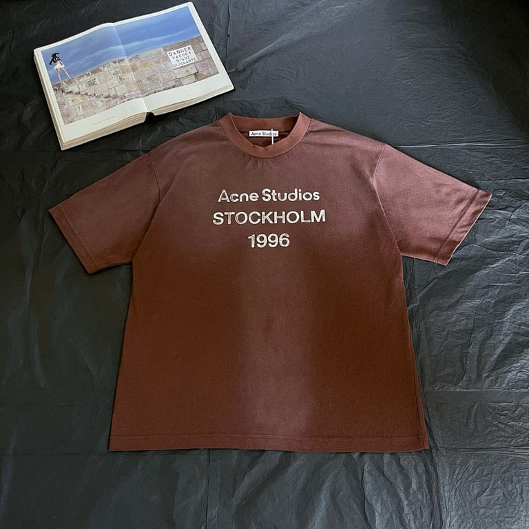 Acne Studios Stockholm 1996 Graphic T-Shirt Brown - 6