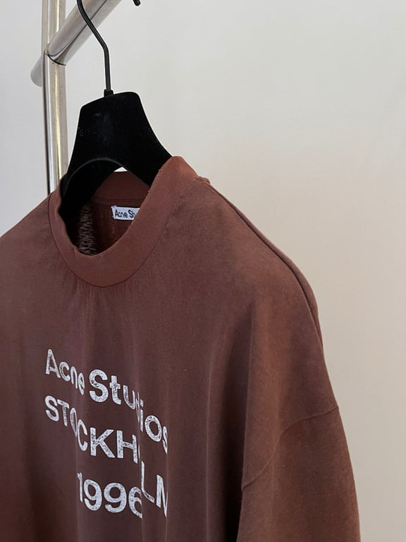 Acne Studios Stockholm 1996 Graphic T-Shirt Brown - 9