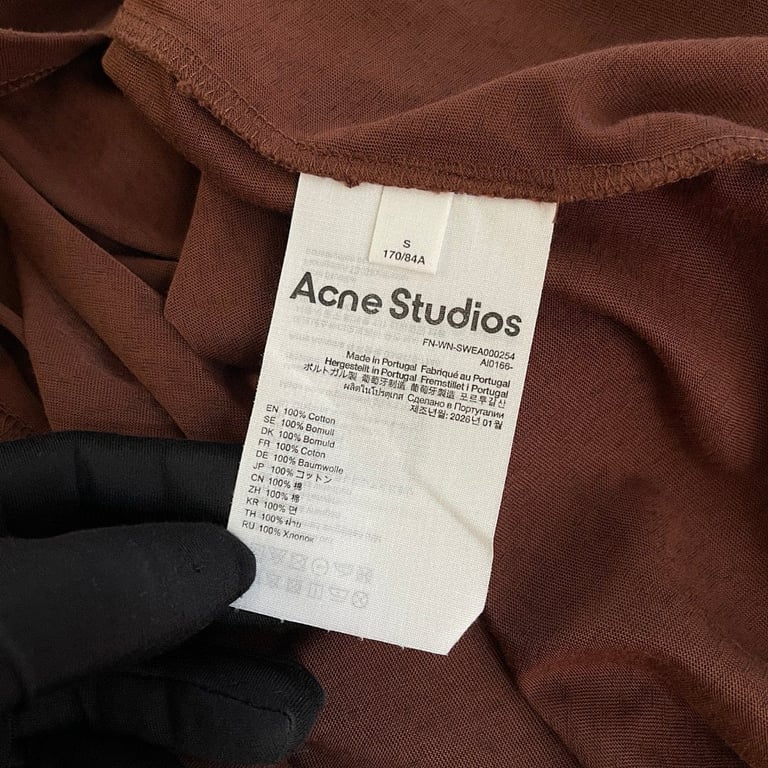 Acne Studios Stockholm 1996 Graphic T-Shirt Brown - 10