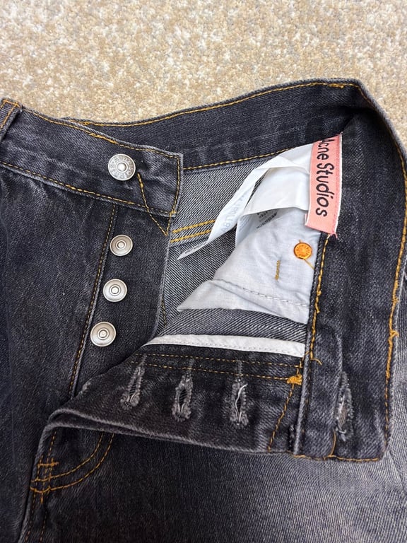 Acne Studios 6B802-60L Distressed Jeans - 16