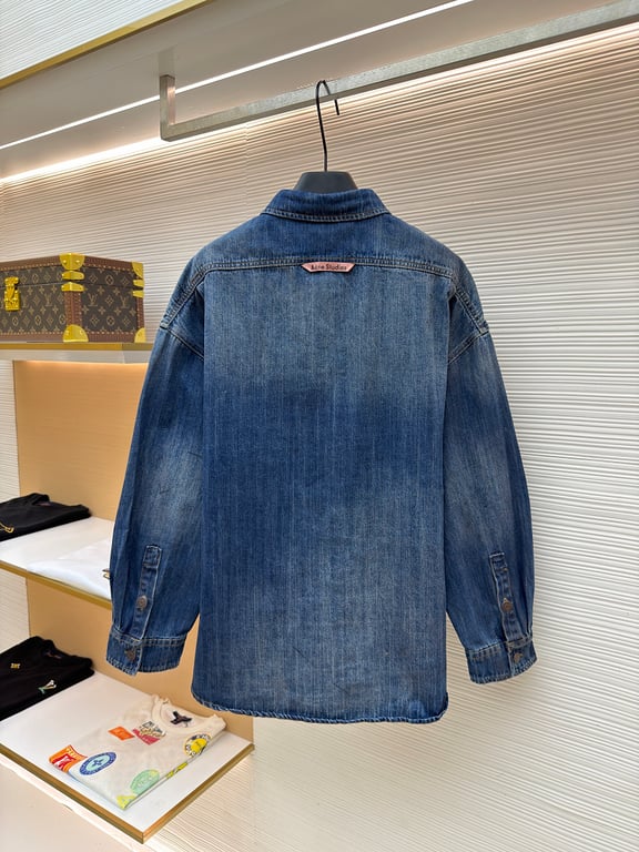 Acne Studios 6B801-60L Denim Shirt - 6