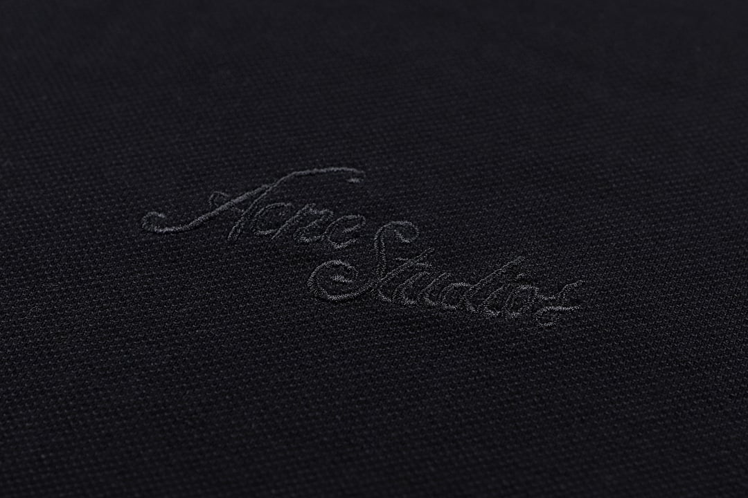 Acne Studios Embroidered Logo T-Shirt Black - 12