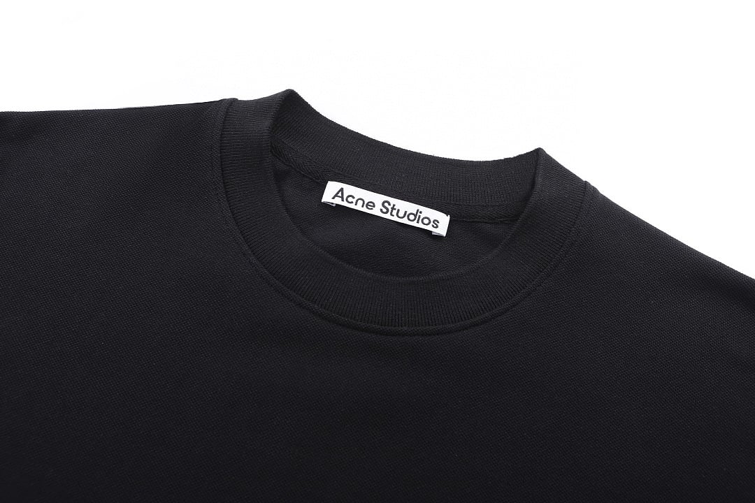 Acne Studios Embroidered Logo T-Shirt Black - 8