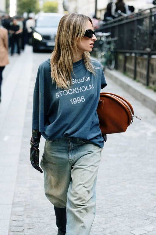 Acne Studios 6C928-60L Stockholm 1996 T-Shirt - 5
