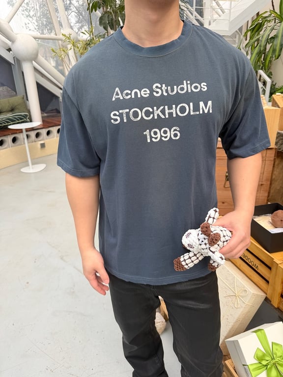 Acne Studios Stockholm 1996 T-Shirt Blue - 23