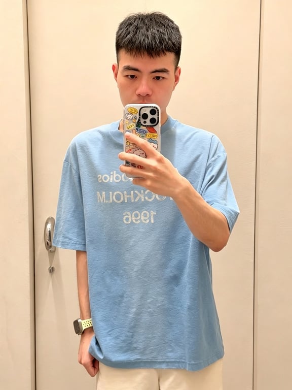Acne Studios Stockholm 1996 T-Shirt Blue - 24