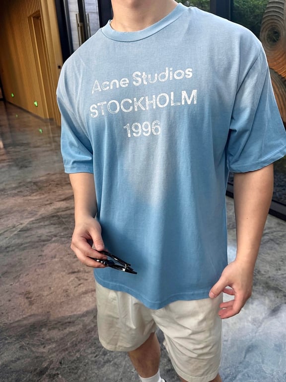 Acne Studios Stockholm 1996 T-Shirt Blue - 25