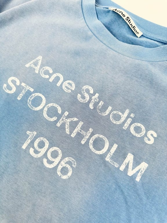 Acne Studios Stockholm 1996 T-Shirt Blue - 6