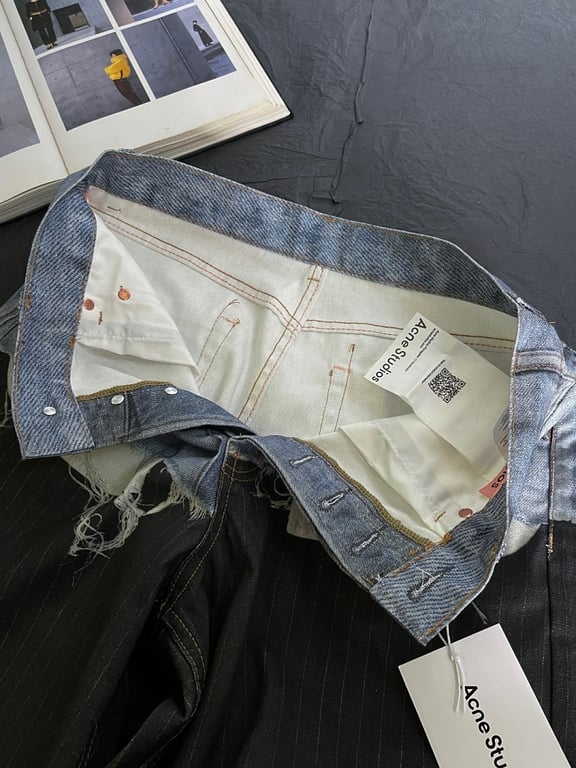 Acne Studios Hybrid Pinstripe Jeans 6C962-60L - 11