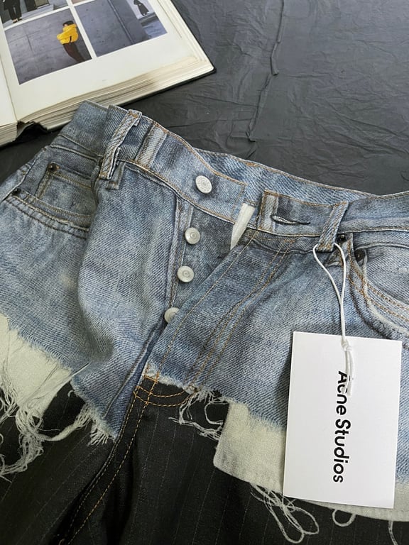 Acne Studios Hybrid Pinstripe Jeans 6C962-60L - 5