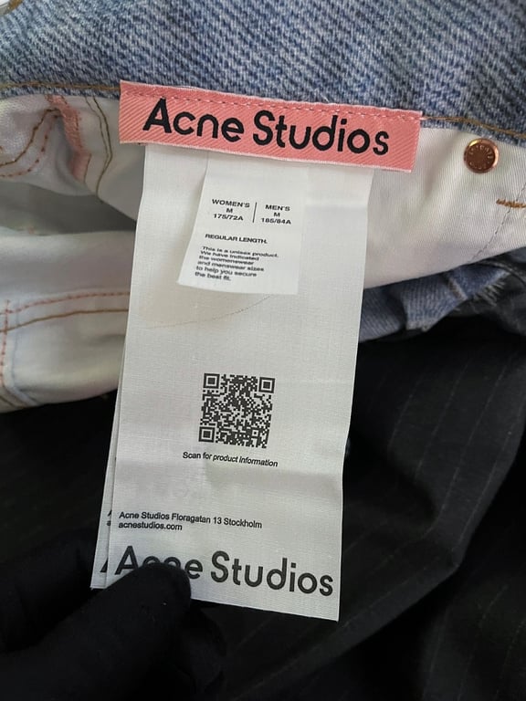 Acne Studios Hybrid Pinstripe Jeans 6C962-60L - 8