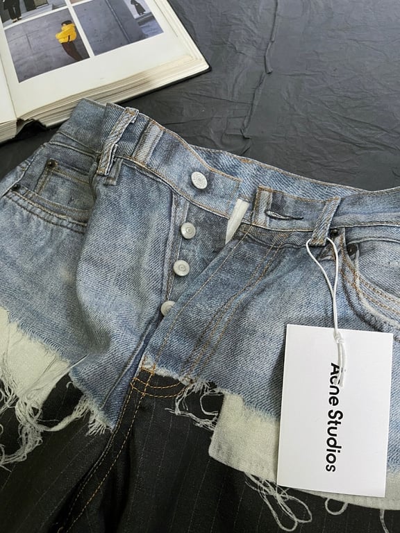 Acne Studios Hybrid Pinstripe Jeans 6C962-60L - 10