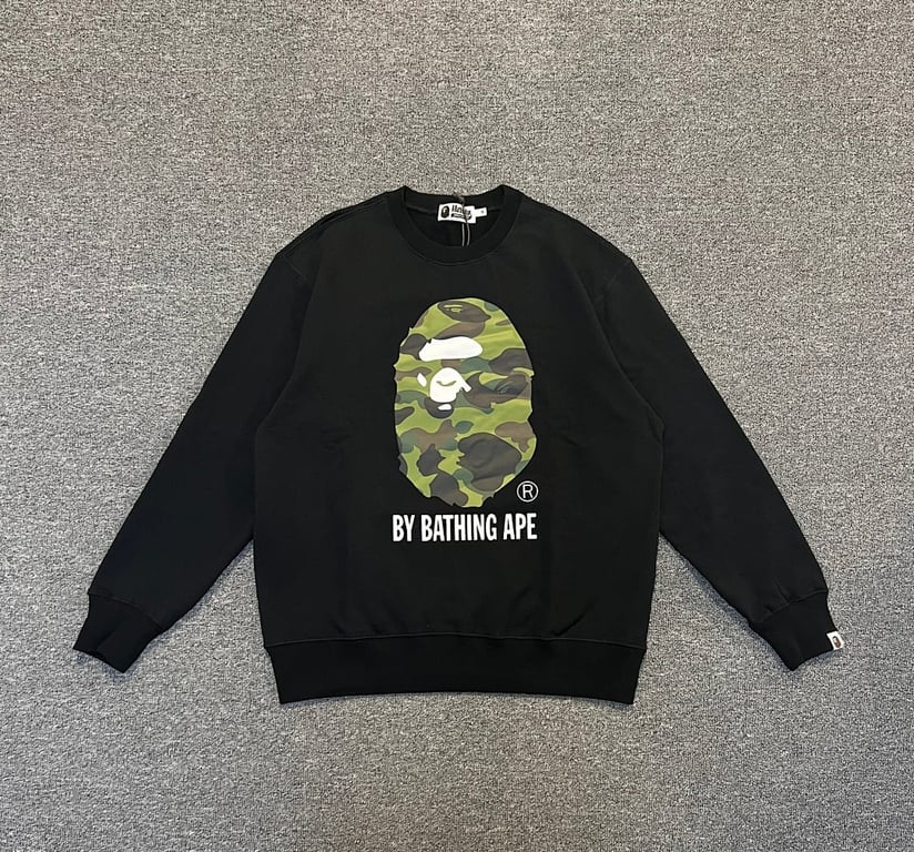 BAPE By Bathing Ape Camo Head Sweatshirt - 2