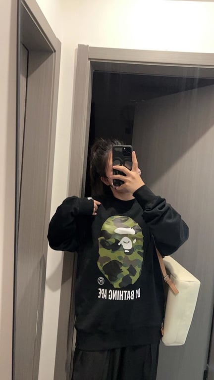 BAPE By Bathing Ape Camo Head Sweatshirt - 11