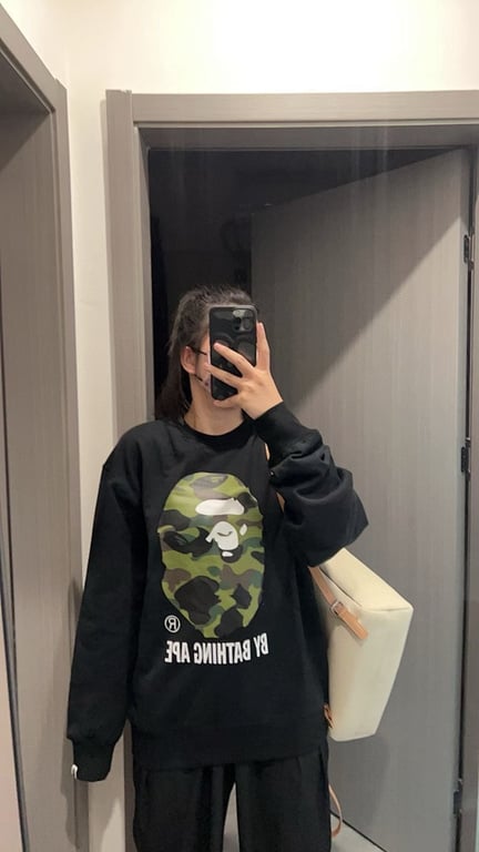 BAPE By Bathing Ape Camo Head Sweatshirt - 12
