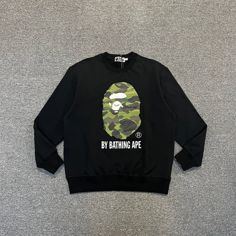 BAPE By Bathing Ape Camo Head Sweatshirt - 3