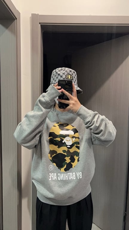BAPE By Bathing Ape Camo Head Sweatshirt - 22