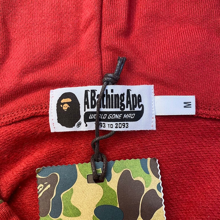 BAPE Shark Full Zip Hoodie Camo Sleeve - 27