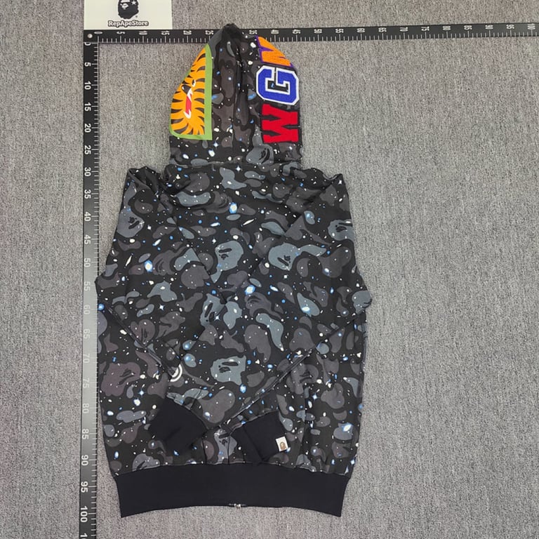 BAPE Shark Full Zip Hoodie Camo White - 28