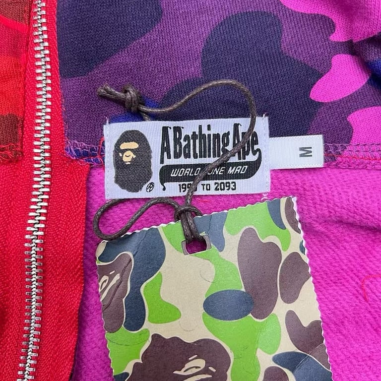 BAPE Shark Full Zip Split Camo Hoodie - 15