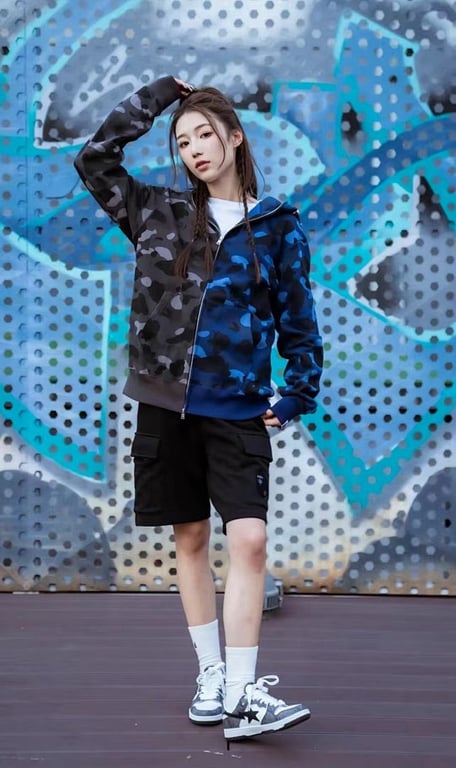 BAPE Shark Full Zip Split Camo Hoodie - 21