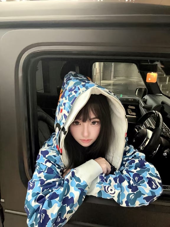 BAPE Double Hood Shark Full Zip Hoodie - 15