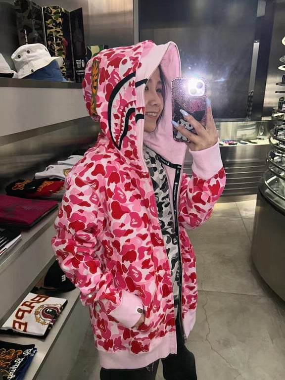BAPE Double Hood Shark Full Zip Hoodie - 31