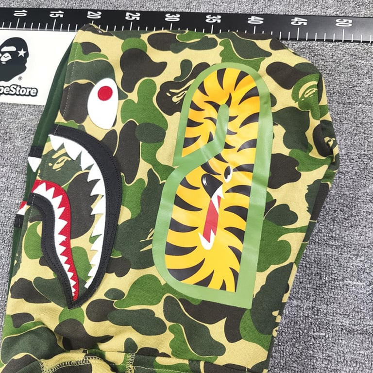 BAPE Double Hood Shark Full Zip Hoodie - 37