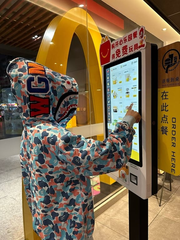 BAPE ABC Camo Full Zip Shark Hoodie Blue - 11