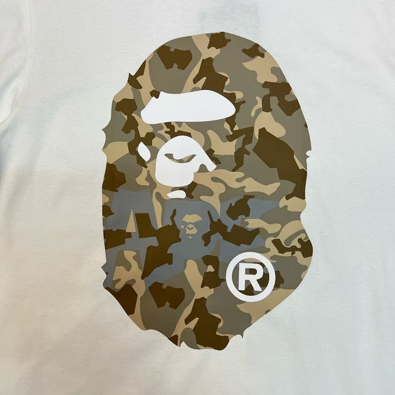 BAPE Big Ape Head Camo Tee - 12