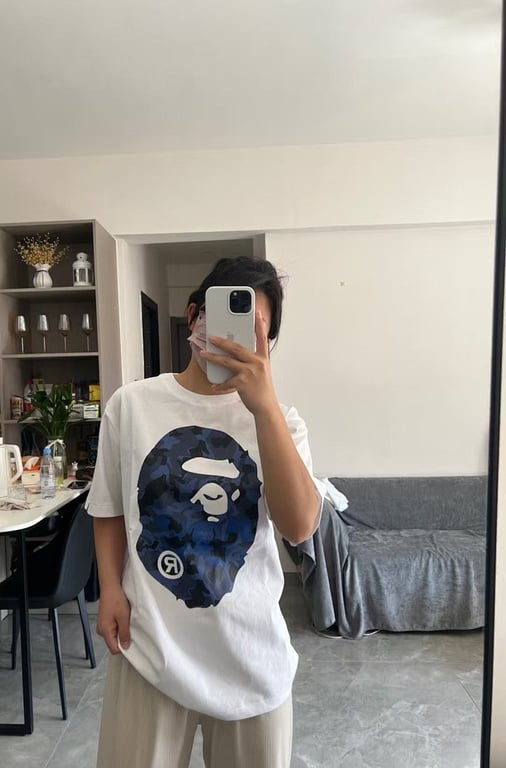BAPE Big Ape Head Camo Tee - 22