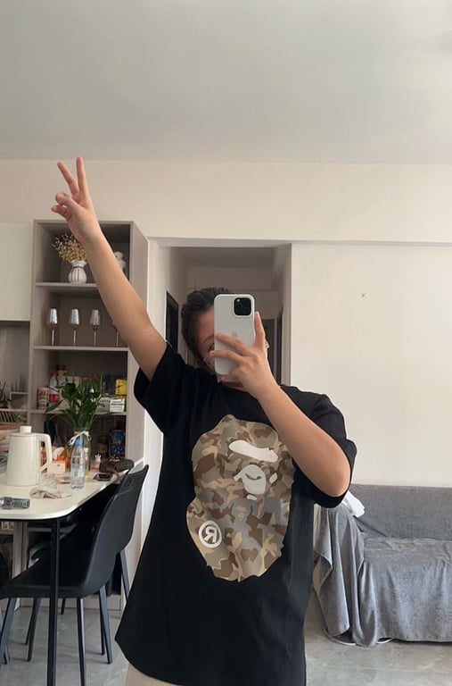 BAPE Big Ape Head Camo Tee - 25