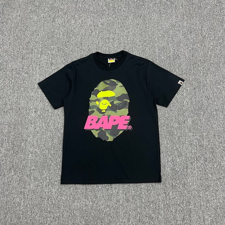 BAPE Camo Ape Head Graphic Tee - 4