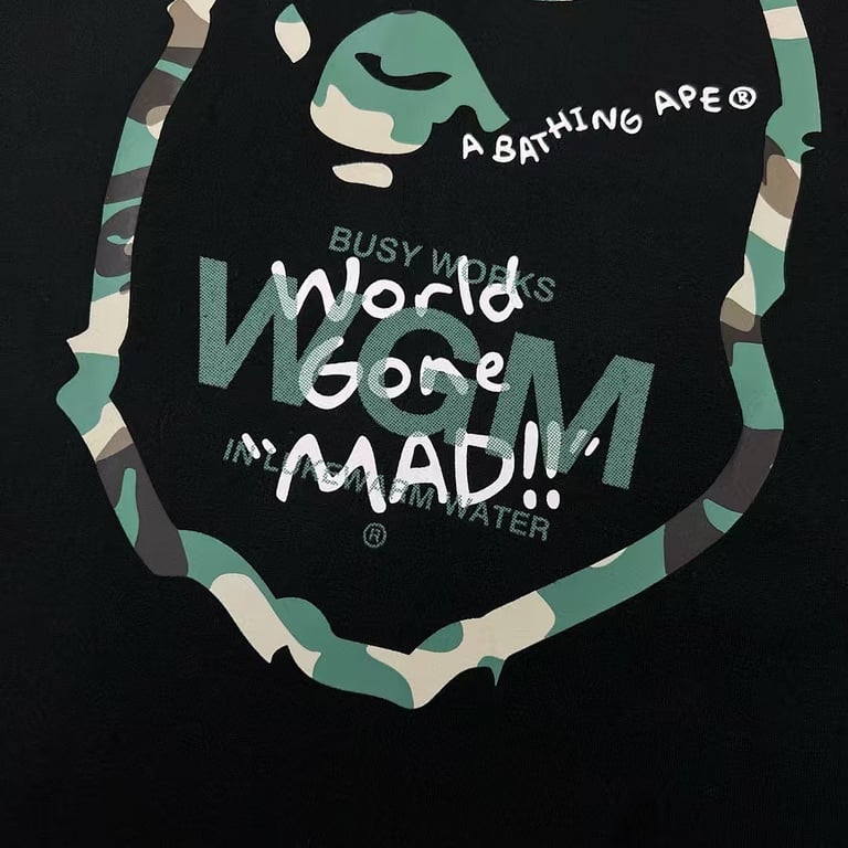 BAPE World Gone Mad Graphic Tee - 13
