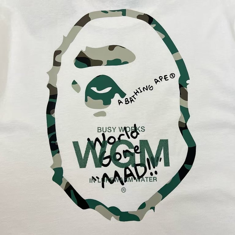 BAPE World Gone Mad Graphic Tee - 4