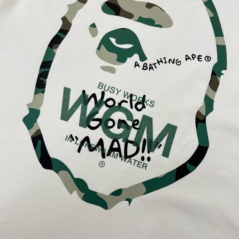 BAPE World Gone Mad Graphic Tee - 5