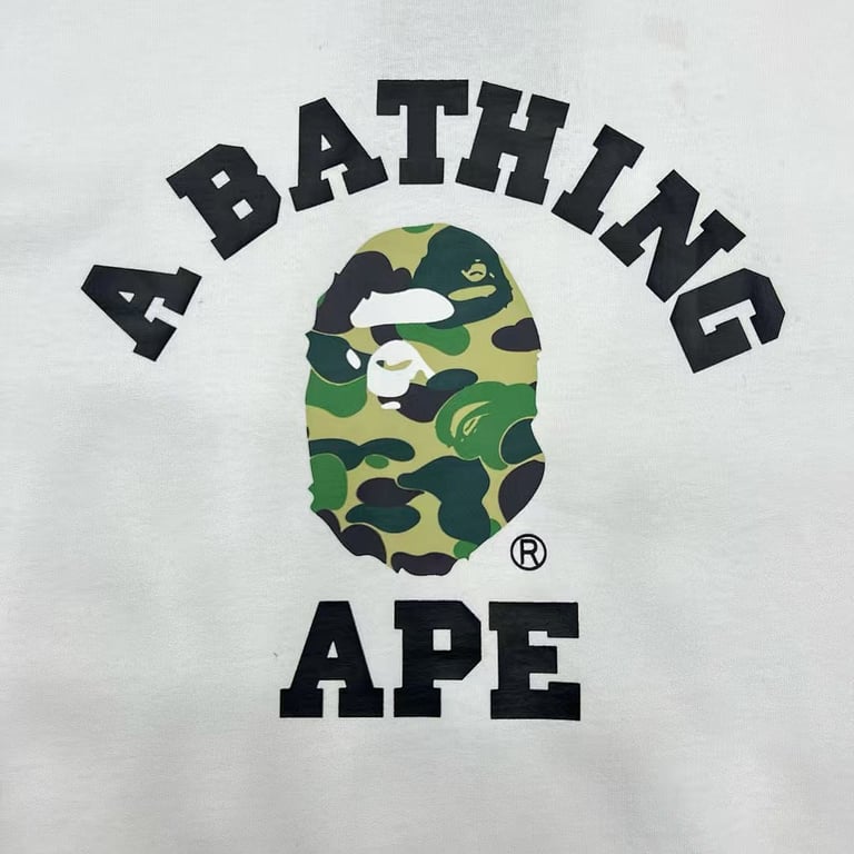 BAPE College Logo Camo Tee - 13
