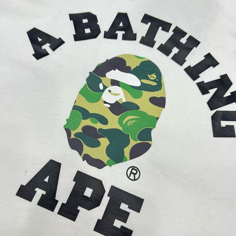BAPE College Logo Camo Tee - 14