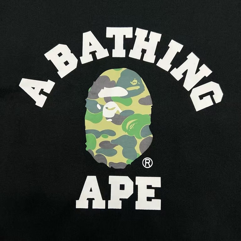 BAPE College Logo Camo Tee - 21