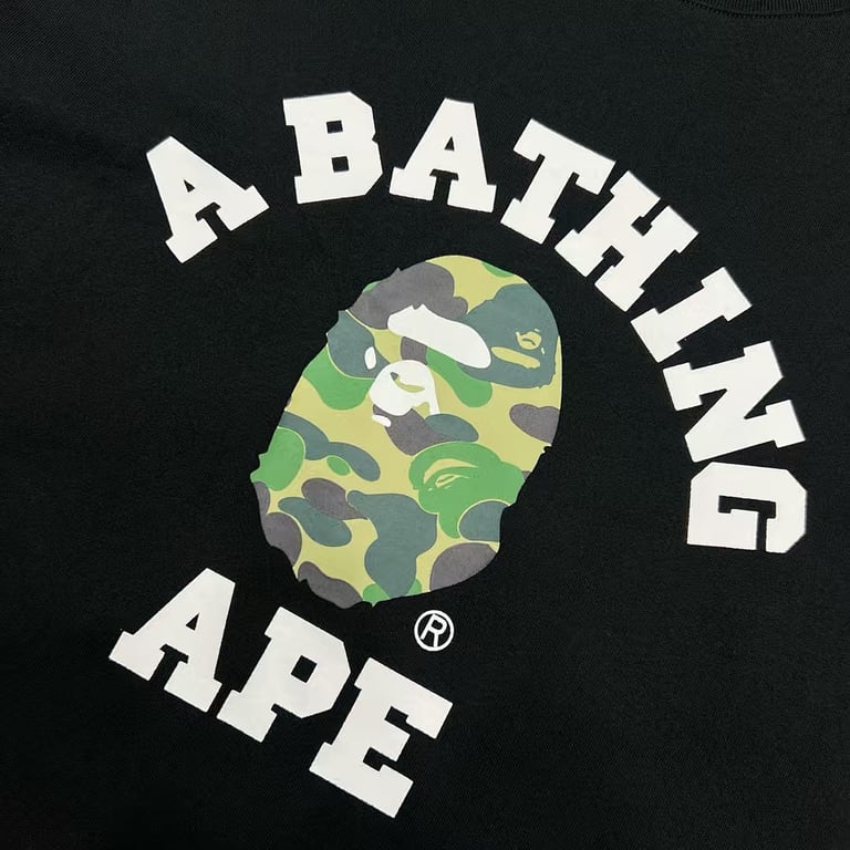 BAPE College Logo Camo Tee - 22