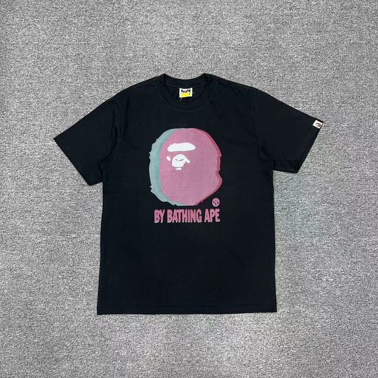BAPE Linear Ape Head Graphic Tee - 2