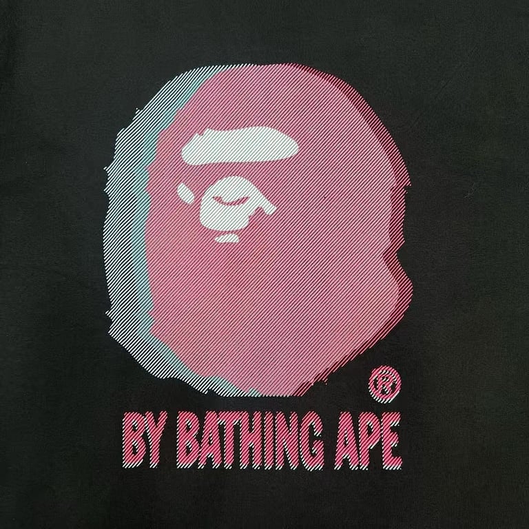 BAPE Linear Ape Head Graphic Tee - 3